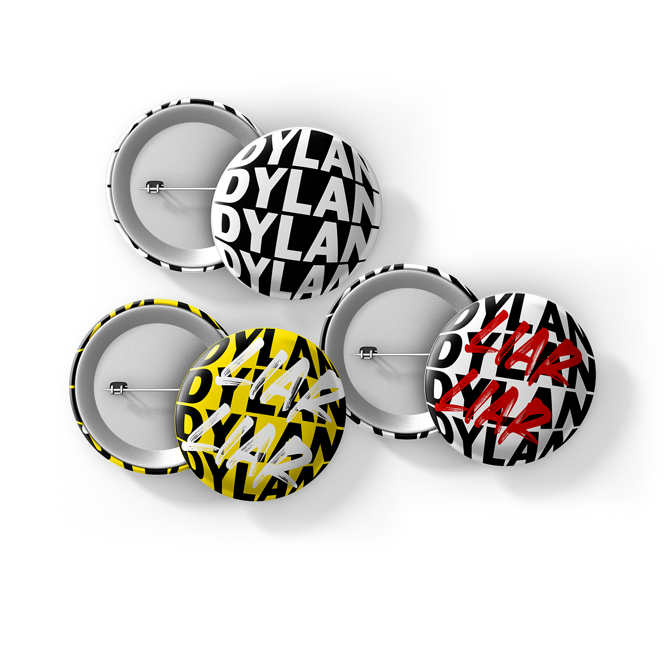Dylan - Dylan Pin Badge Set