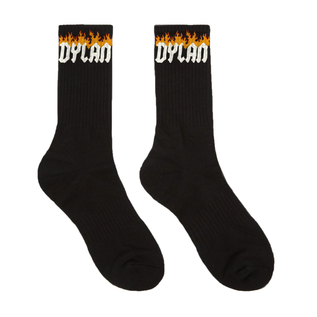 Dylan - Logo Socks: Black