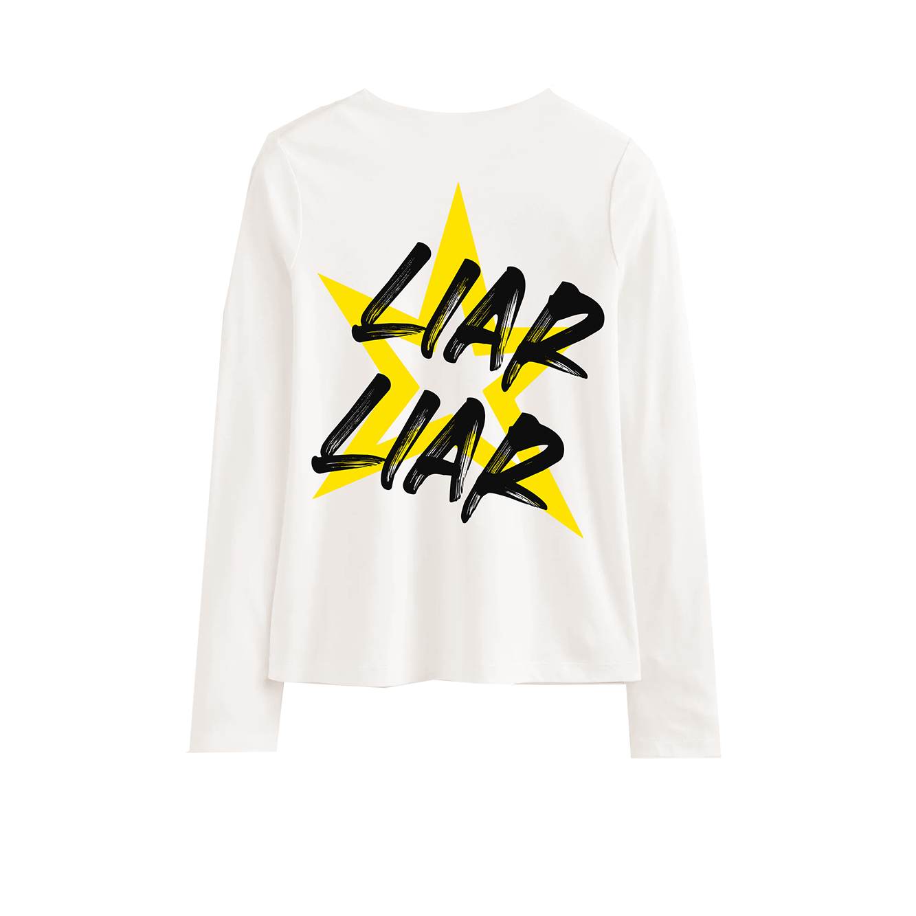 Dylan - Liar Liar Off White Long Sleeve T-shirt